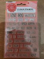Studio Light Love is in the air clearstamps, Hobby en Vrije tijd, Stempelen, Ophalen, Nieuw, Clearstamp
