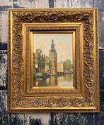 H. Ten Hoven – Montelbaanstoren aan de Oudeschans – ca. 1950, Antiek en Kunst, Ophalen