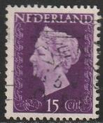Nederland 1947 480 Wilhelmina 15c, Gest, Postzegels en Munten, Postzegels | Nederland, Ophalen of Verzenden, Na 1940, Gestempeld