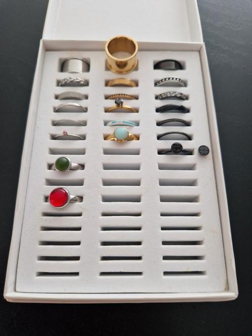 iXXXi Jewelry ringen - complete set, maat 18, Sieraden, Tassen en Uiterlijk, Ringen, Zo goed als nieuw, Dame, 18 tot 19, Zilver