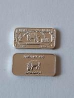 1 gram fine silver neushoorn baartje f.7.11.n1, Ophalen of Verzenden, Zilver