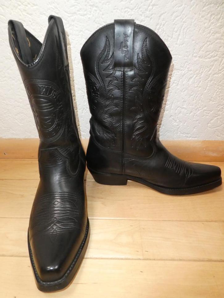 John West heren boots maat 42 western cowboy laarzen zwart, Kleding | Heren, Schoenen, Zo goed als nieuw, Boots, Zwart, Verzenden