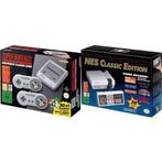 Nintendo NES & Super Nintendo Classic Mini, Ophalen of Verzenden, Gebruikt, Met 2 controllers, Met games