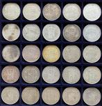 50 rijksdaalders / 2,5 gulden Wilhelmina, Postzegels en Munten, Munten | Nederland, Ophalen, Setje, Zilver, Koningin Wilhelmina