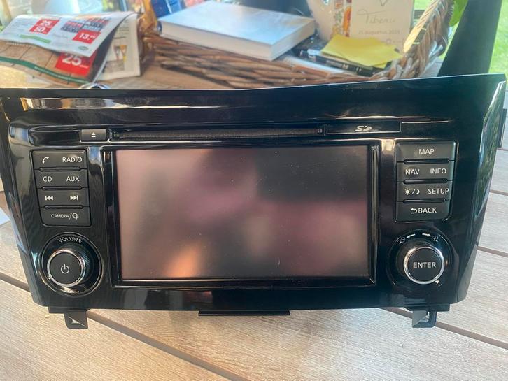 Nissan Qashqai Autoradio Navigatie 2018 + Nieuwste Update, Auto-onderdelen, Dashboard en Schakelaars, Nissan, Gebruikt, Ophalen of Verzenden