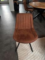 6 Giga meubel eetkamerstoelen – bruin – in zeer goede staat, Ophalen, Zo goed als nieuw, Bruin