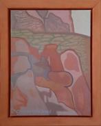 Abstract landschap - Kunstenaar: Doris Groeneveld, Ophalen of Verzenden