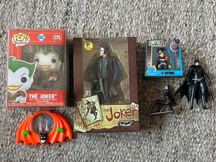 Verzameling 6 DC Batman Batgirl the Joker action figures, Verzamelen, Poppetjes en Figuurtjes, Zo goed als nieuw, Ophalen of Verzenden