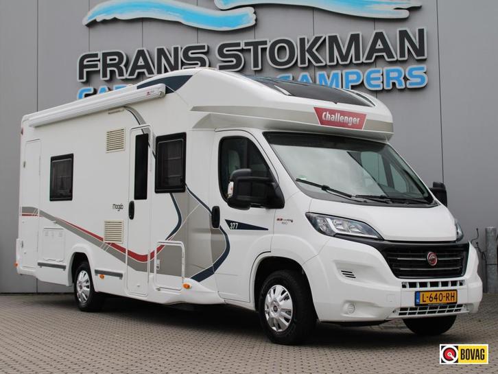 Challenger Mageo 377 Lage enkele bedden Hefbed, Caravans en Kamperen, Campers, Bedrijf, tot en met 4, Half-integraal, Challenger