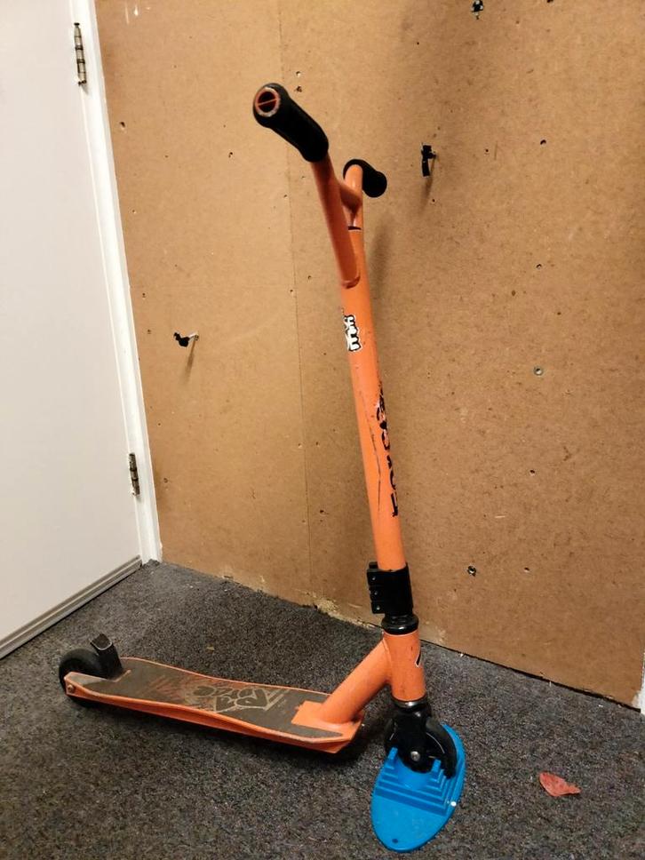 Skatepro Step Oranje - Gebruikt, Prima Staat, Kinderen en Baby's, Speelgoed | Buiten | Voertuigen en Loopfietsen, Gebruikt, Overige typen