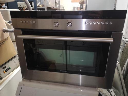Siemens RVS inbouw combioven/combimagnetron, Witgoed en Apparatuur, Magnetrons, Zo goed als nieuw, Inbouw, 45 tot 60 cm, Grill