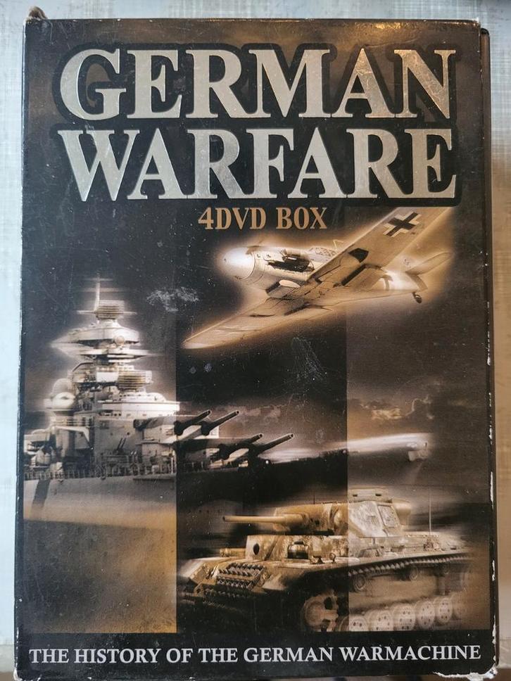 German Warfare 4DVD Box - Geschiedenis Duitse Oorlogsmachine, Verzamelen, Militaria | Tweede Wereldoorlog, Marine, Overige typen