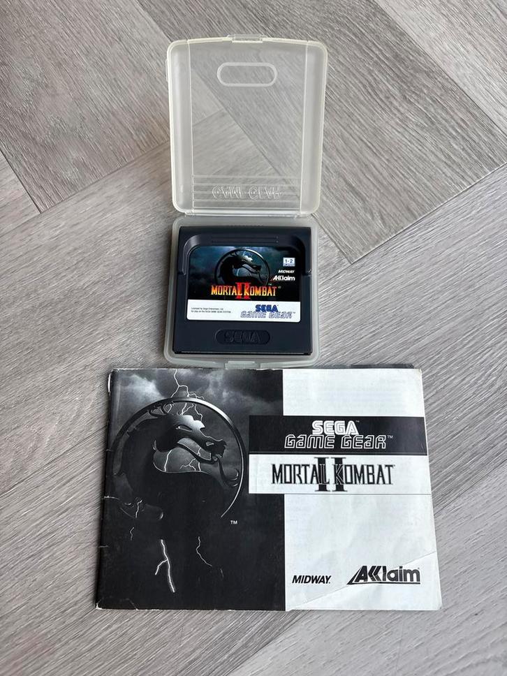 Mortal Kombat 2 - Sega Game Gear - Compleet!, Spelcomputers en Games, Games | Nintendo Game Boy, Gebruikt, Vechten, 2 spelers
