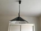 Vierhoekige vintage metalen hanglamp - Doorsnede 57 cm, Ophalen, Modern en vintage, Gebruikt, 50 tot 75 cm