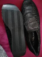 VIA MILANO leren instappers maat 7, Kleding | Dames, Schoenen, Ophalen of Verzenden, Zo goed als nieuw, Blauw, Instappers