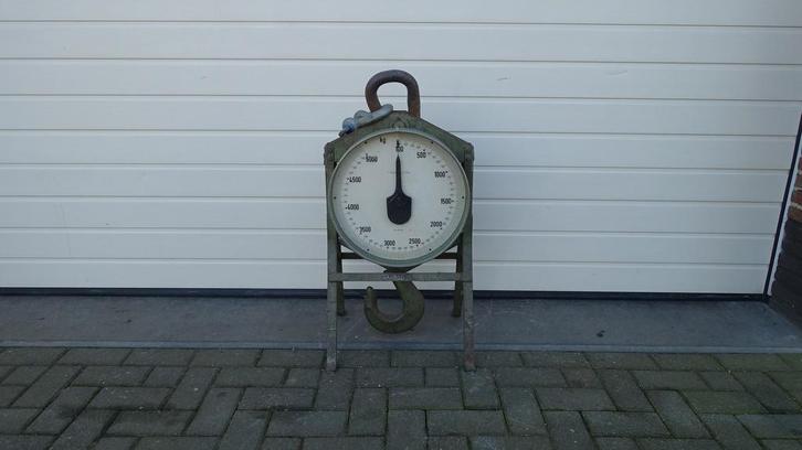 Sabroe hangweegschaal tot 5000 kg, Zakelijke goederen, Machines en Bouw | Metaalbewerking