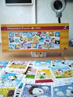 Disney Snoopy Panorama puzzel 1000st compleet, Ophalen of Verzenden, Zo goed als nieuw