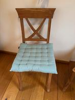 4 houten teak stoelen, Ophalen, Zo goed als nieuw, Bruin, Hout