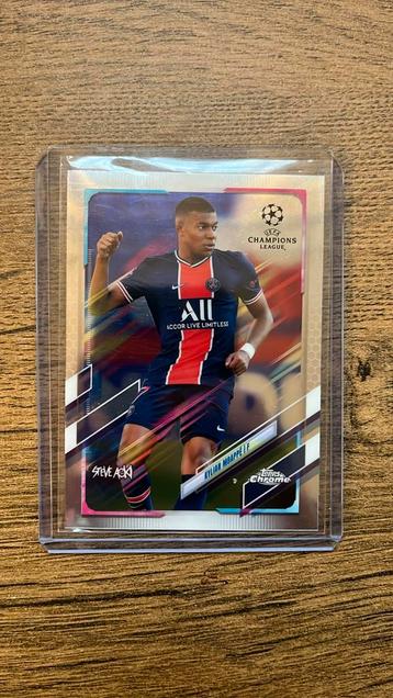 Topps Chrome X Steve Aoki Kylian Mbappe PSG 2021