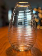 Leerdam A.D.Copier Ribbel Vaas, Antiek en Kunst, Ophalen of Verzenden