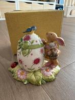Villeroy Boch Pasen Bunny Family zeldzaam beeldje nieuw, Diversen, Pasen, Ophalen of Verzenden, Zo goed als nieuw
