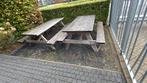 Picknick tafel gratis!!, Ophalen, Gebruikt, Rechthoekig, Hout