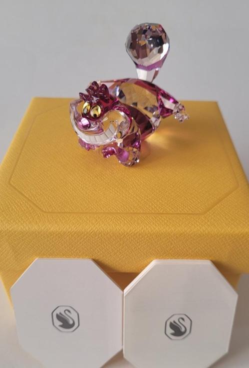 Swarovski Disney Kolder Kat (Cheshire Cat) Kristallijn Shop, Verzamelen, Swarovski, Nieuw, Figuurtje, Verzenden