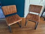2  velvet eetkamer stoelen, Huis en Inrichting, Stoelen, Ophalen of Verzenden, Zo goed als nieuw