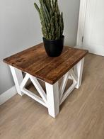 Houten tafeltje Vierkant, Huis en Inrichting, Tafels | Bijzettafels, Gebruikt, Riviera maison, Vierkant, 55 tot 75 cm