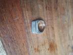 Mooie wit gouden heren ring, 20 of groter, Wit, Heer, Ophalen of Verzenden