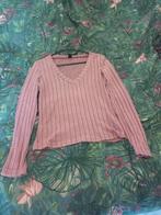 Lichtroze dames v-hals trui-- maat M, Kleding | Dames, Truien en Vesten, Maat 38/40 (M), Nieuw, Ophalen of Verzenden, Roze