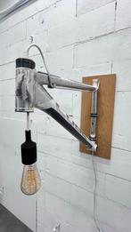 Unieke Mountainbike Frame Lamp fiets wandlamp upcycled, Ophalen, Gebruikt, Metaal