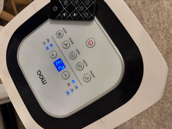 Mobiele airco - 1 seizoen gebruikt, Witgoed en Apparatuur, Airco's, Zo goed als nieuw, Mobiele airco, Minder dan 60 m³, 3 snelheden of meer