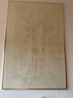 Potlood tekening, Antiek en Kunst, Ophalen