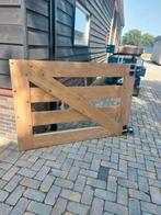 Iroko houten hek, Ophalen of Verzenden, Nieuw, Hout