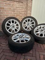 Mini One 1.5 2018 aluminium velgen met winterbanden, Auto-onderdelen, Banden en Velgen, Ophalen, Gebruikt, 16 inch, Banden en Velgen