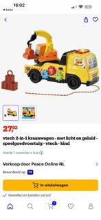 VTech 2 in 1 Kraanwagen, Ophalen, Nieuw