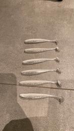 5 witte shads voor het roofvissen, Verzenden, Nieuw, Overige typen