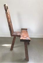 Spaans stoel stoeltje kruk brutalist, Antiek en Kunst, Antiek | Meubels | Stoelen en Banken, Ophalen