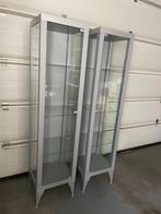 vitrinekasten Ikea, Huis en Inrichting, Ophalen, Minder dan 50 cm, Zo goed als nieuw, 150 tot 200 cm