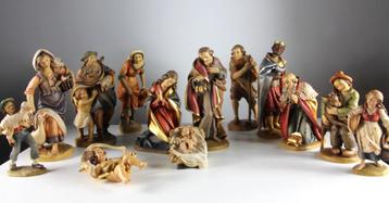 Lepi - Rupert Kerstgroep 25cm - Val Gardena Houtsnijwerk beschikbaar voor biedingen