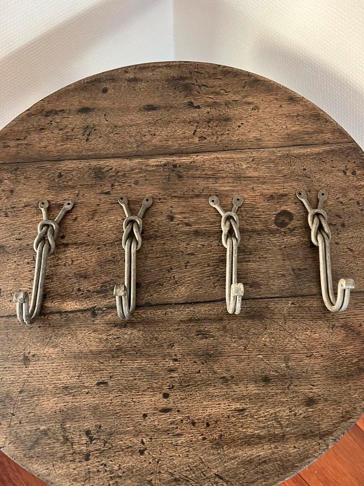 Prachtige Hoffz knoophaken, Huis en Inrichting, Woonaccessoires | Dienbladen, Zo goed als nieuw, Hout, Rond, Ophalen of Verzenden