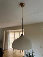Te koop: 2 stijlvolle hanglampen, Ophalen, Zo goed als nieuw, Glas, 75 cm of meer