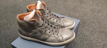van Lier hoge sneakers grijs maat 41,5 z.g.a.n beschikbaar voor biedingen