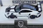SALE PORSCHE 911 992 GT3 RS 2022 white / blue Minichamps WRH, Ophalen of Verzenden, Zo goed als nieuw, Auto, MiniChamps