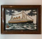 Vintage gefiguurzaagde afbeelding van S.S. Statendam, Ophalen of Verzenden