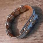 Leren armband van NOSA, Sieraden, Tassen en Uiterlijk, Armbanden, Ophalen of Verzenden, Zo goed als nieuw, Wit, Leer