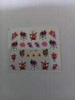 Velletje nagel water decals stickers jel-88 bloemen roze paa, Verzenden, Nieuw, Toebehoren, Handen en Nagels