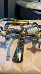 Badkraan goud, Doe-het-zelf en Verbouw, Sanitair, Ophalen of Verzenden, Zo goed als nieuw, Chroom, Bad
