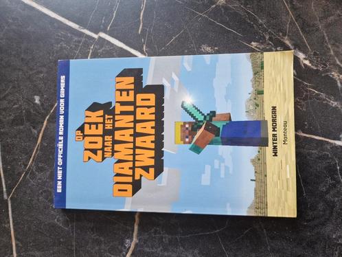 Minecraft -Op zoek naar het diamanten zwaard - Winter Morgan, Boeken, Kinderboeken | Jeugd | 10 tot 12 jaar, Zo goed als nieuw